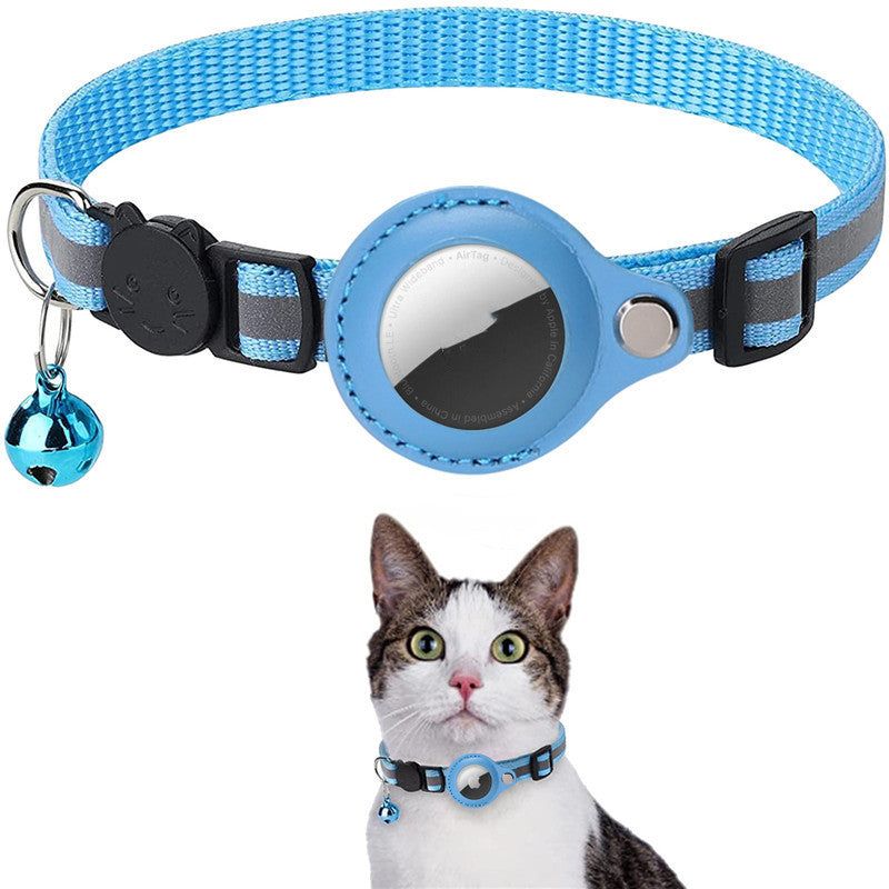 Collier réfléchissant avec étui AirTag pour chien et chat - vue 7