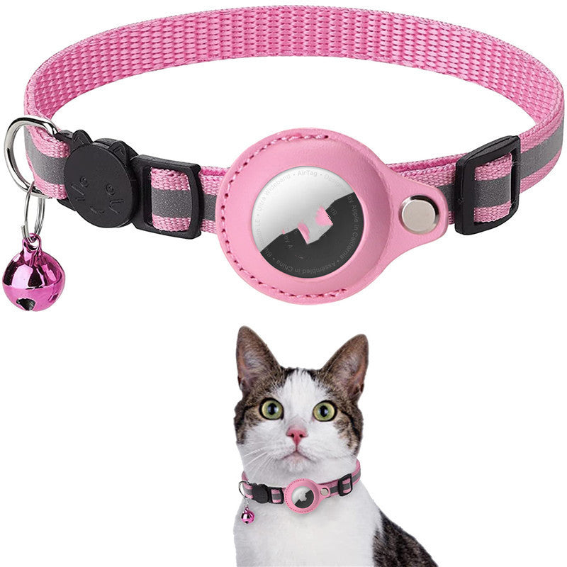 Collier réfléchissant avec étui AirTag pour chien et chat - vue 8