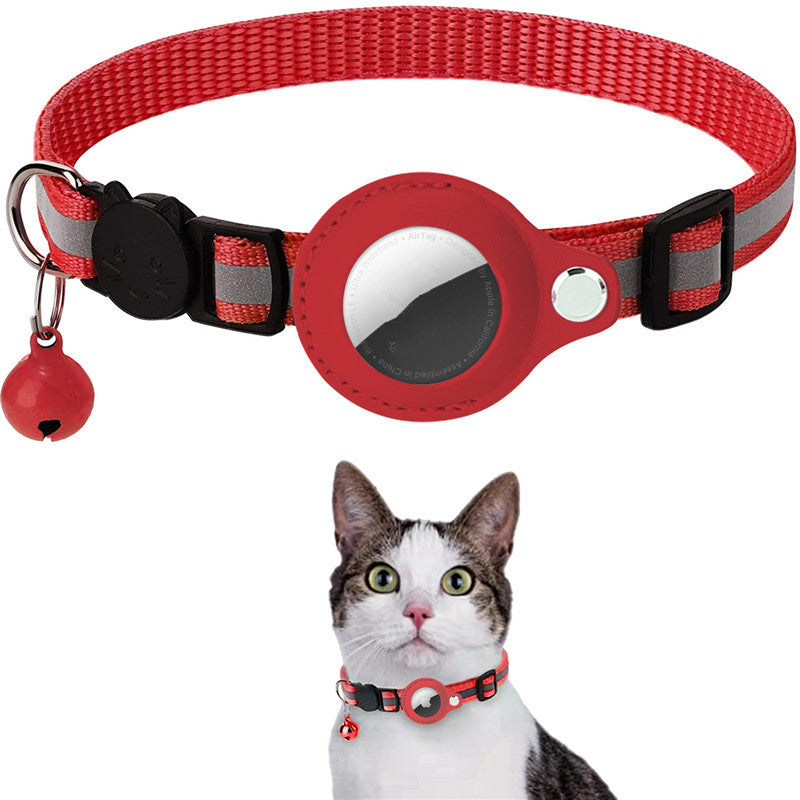Collier réfléchissant avec étui AirTag pour chien et chat - vue 10