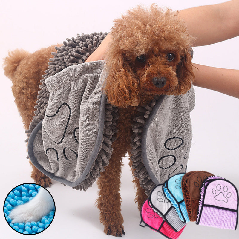 Serviette absorbante en microfibre pour animal - vue 2