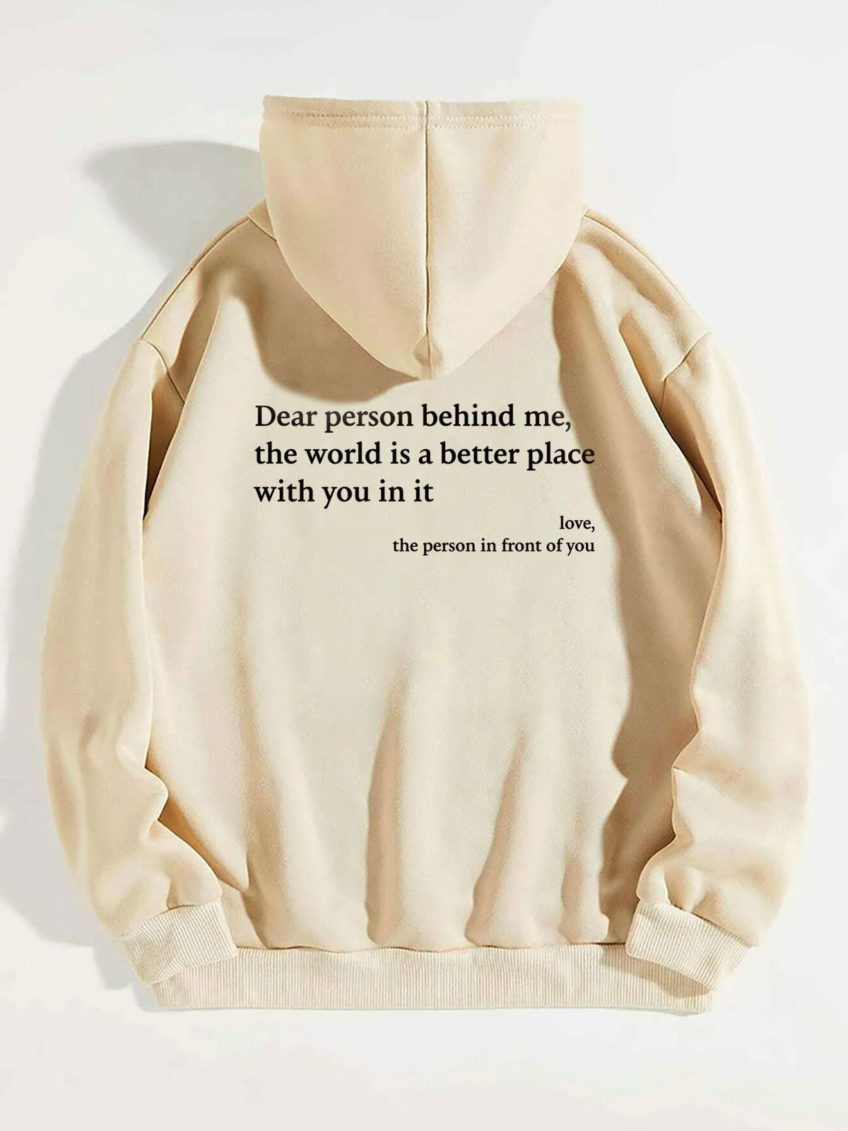 Sweat à capuche unisexe avec message positif - vue 6