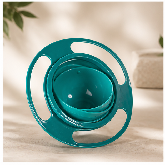 Bol gyroscopique anti-renversement, coloris Vert, photographie Olvyra