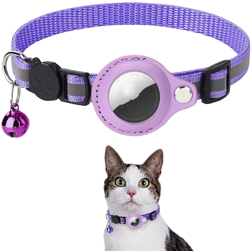 Collier réfléchissant avec étui AirTag pour chien et chat - vue 9