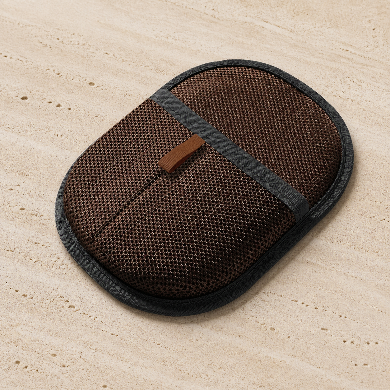 Gant ramasse-poils double face – Brun foncé