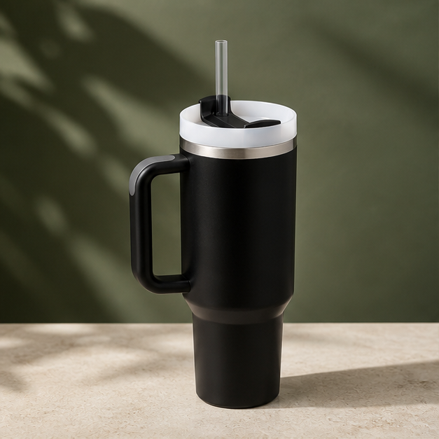 Gobelet isotherme 1,2 L avec poignée – coloris Noir
