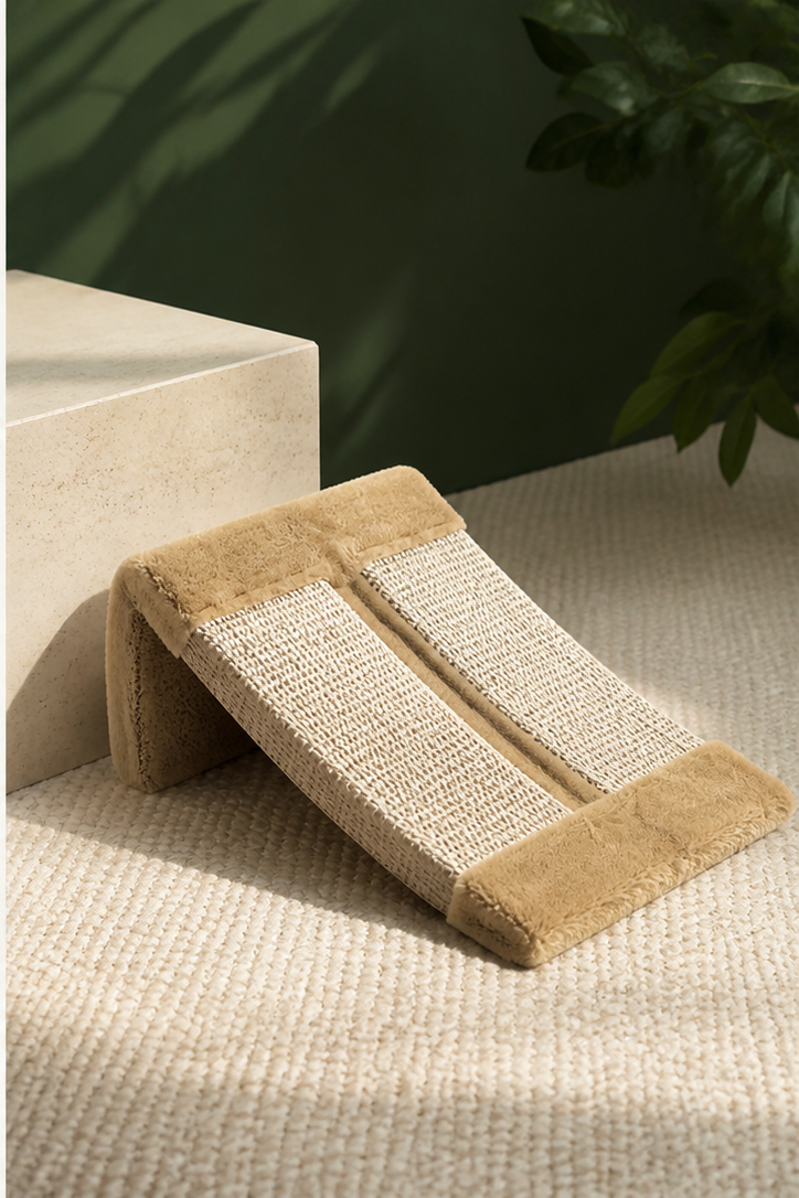 Griffoir pliable pour chat – coloris Beige