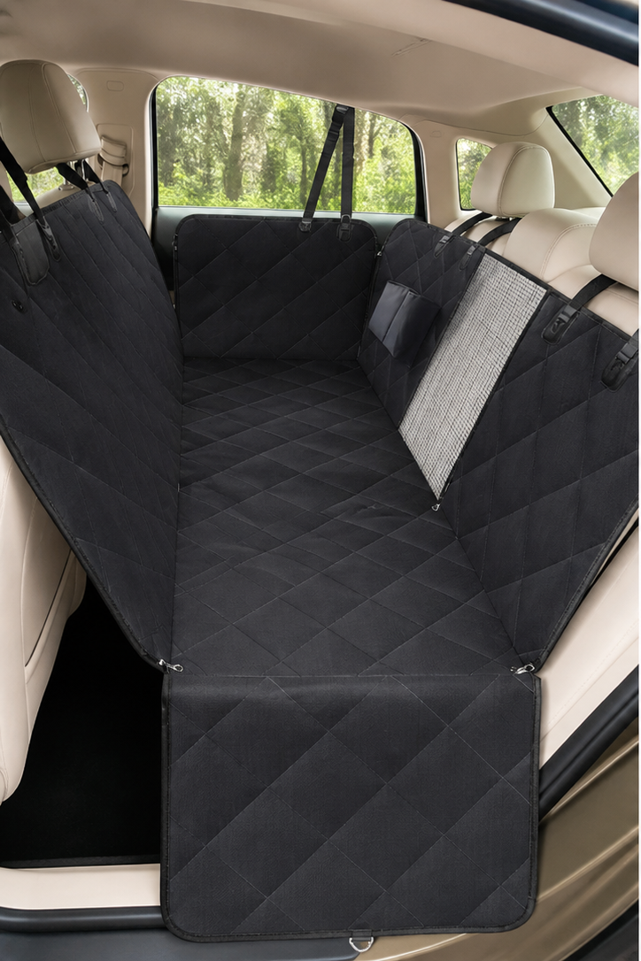 Housse de protection automobile pour chien, coloris Noir, photographie Olvyra