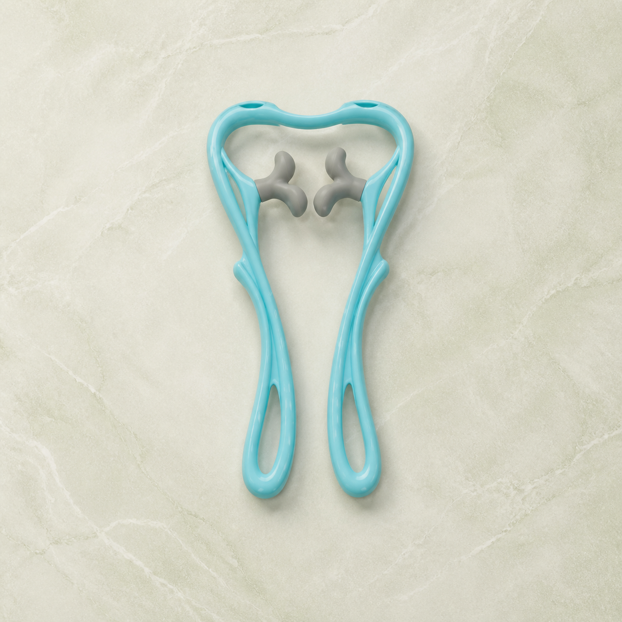 Masseur cervical manuel – Bleu, points de pression