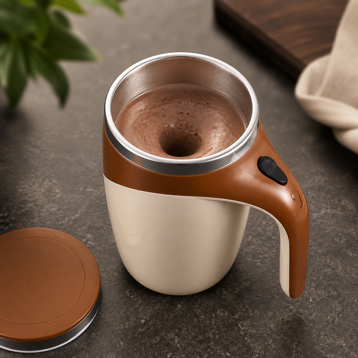 Magnetic Automatic Mixing Mug - 300 to 400 ml
