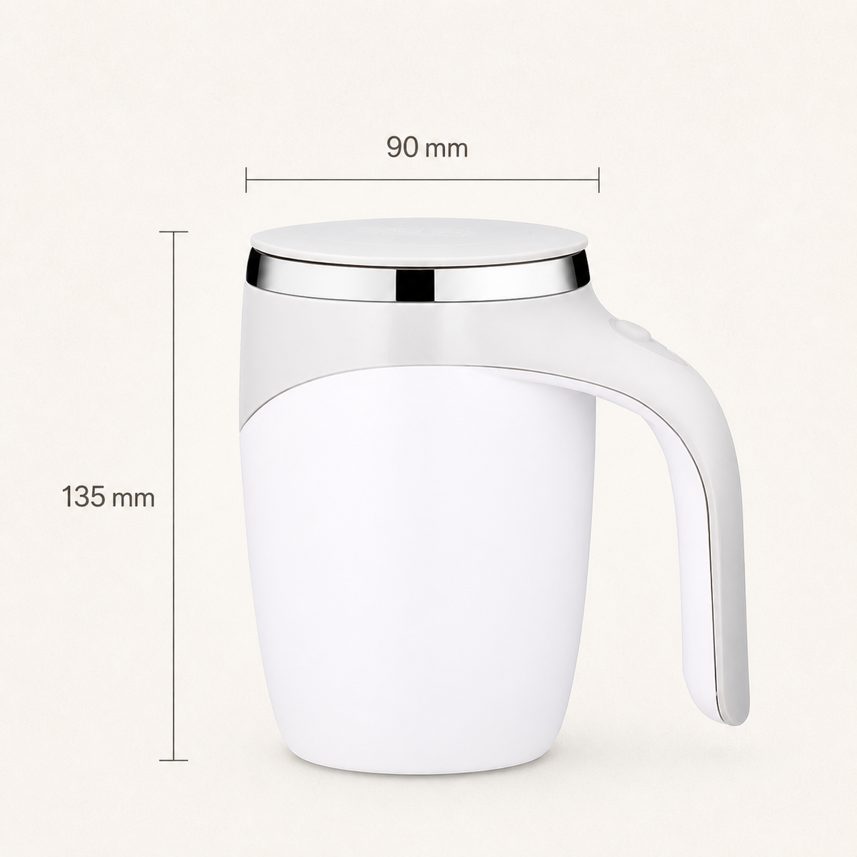 Magnetic Automatic Mixing Mug - 300 to 400 ml