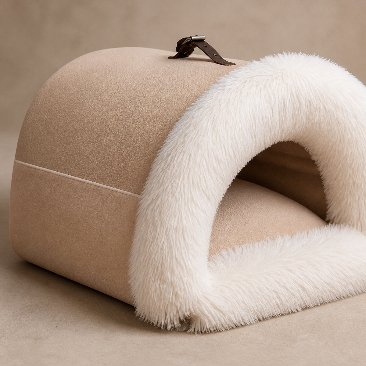 Nid douillet portable pour chat et petit chien