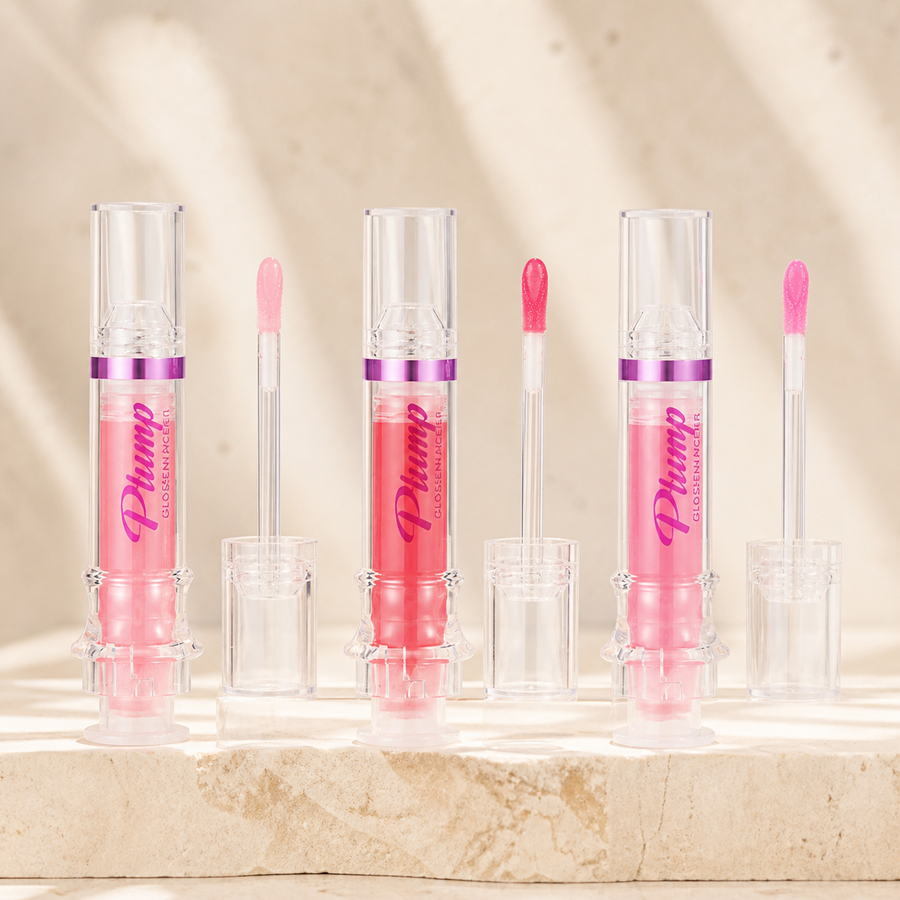 gloss à lèvres effet miroir Olvyra – Trio - teintes 1, 3 et 5