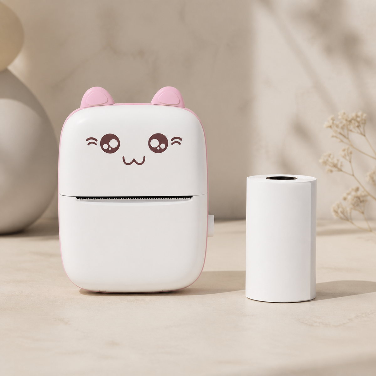 Mini imprimante thermique Bluetooth et recharges