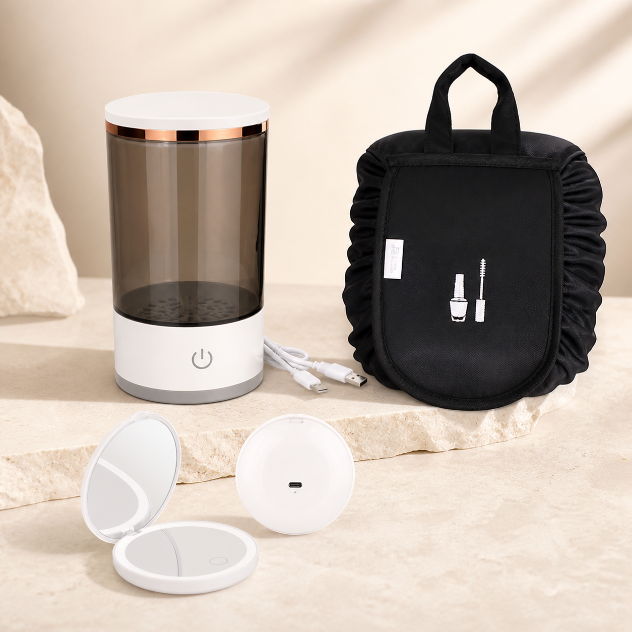 Nettoyeur électrique pour pinceaux de maquillage