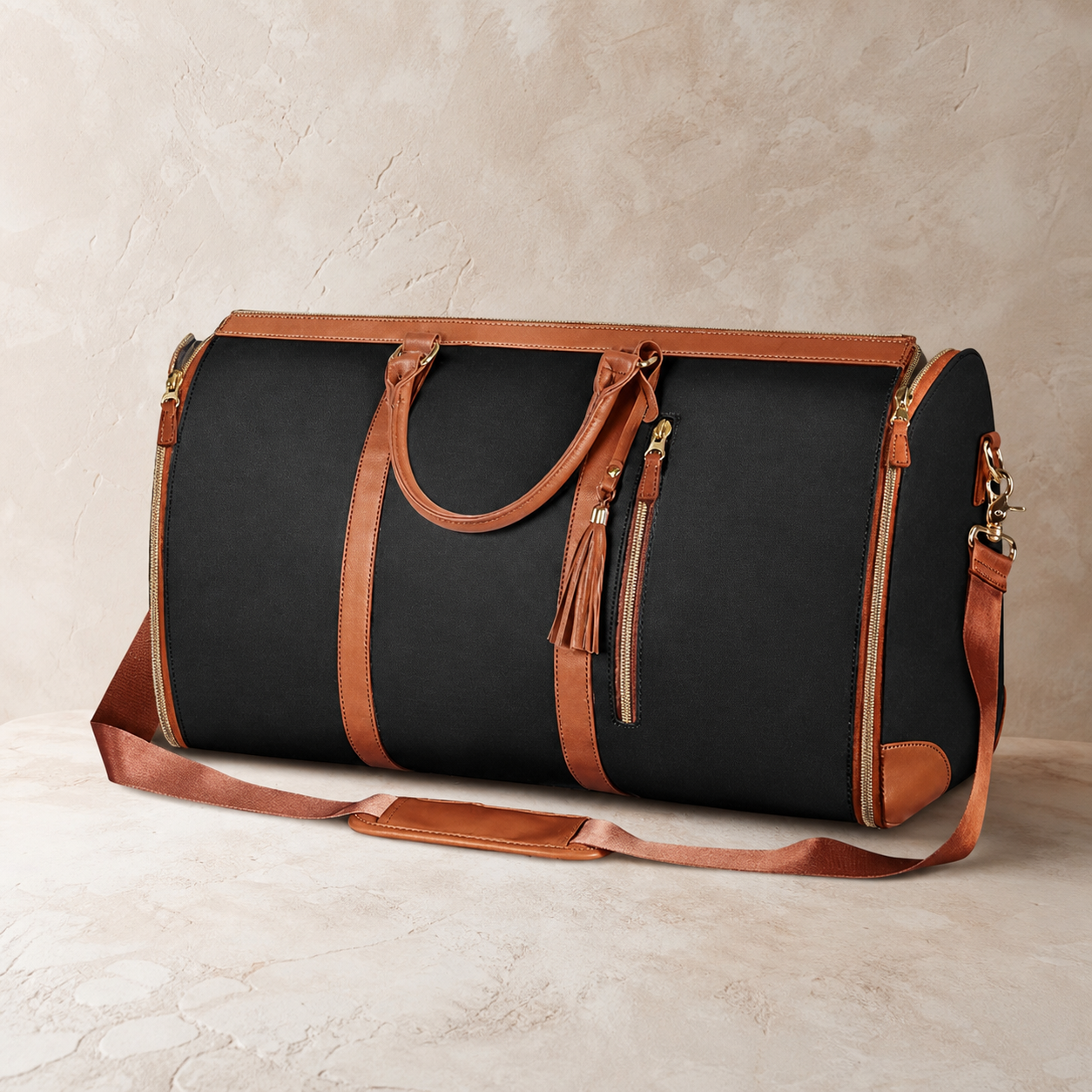 sac de voyage convertible Olvyra – Noir