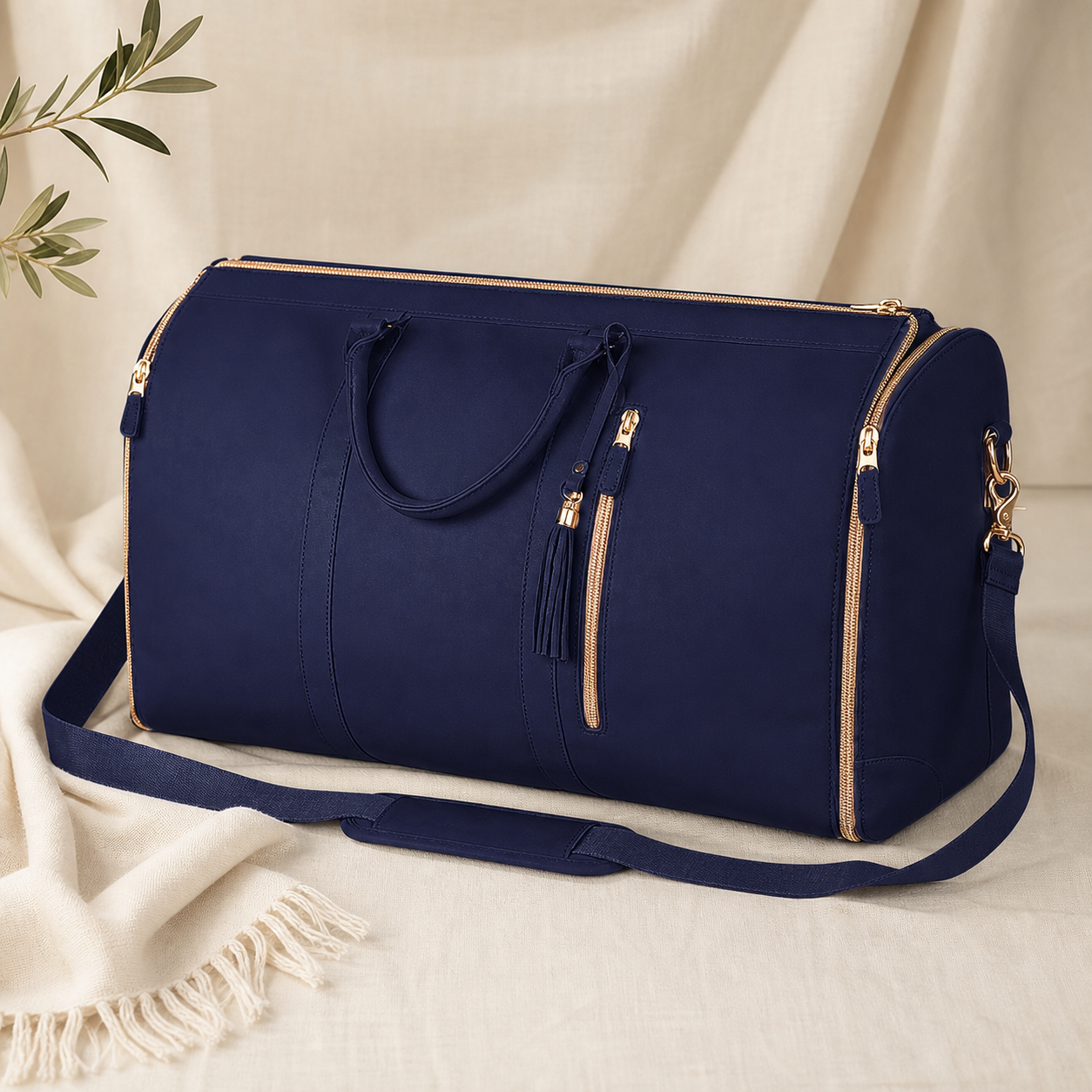 sac de voyage convertible Olvyra – Bleu