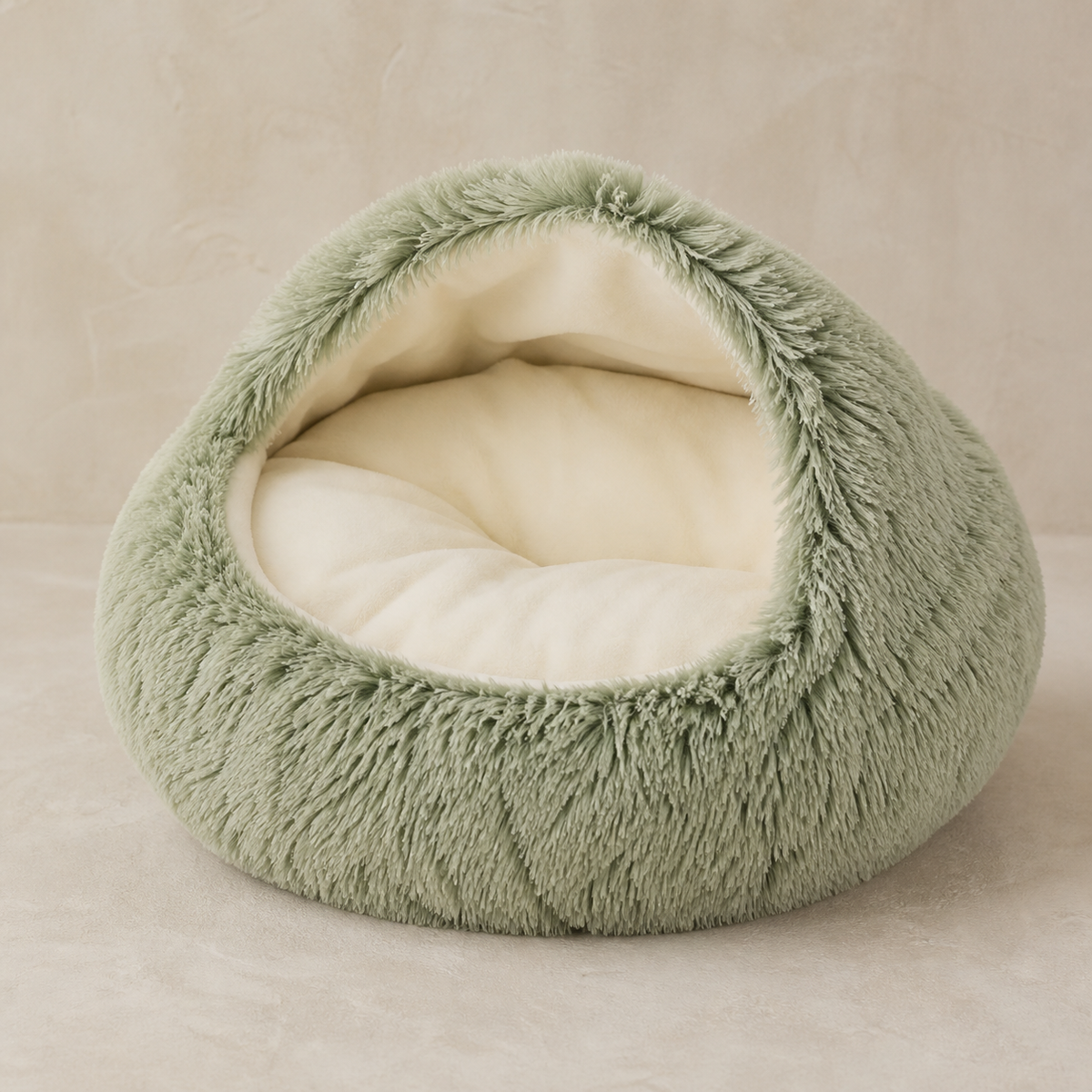 Coussin cocon 2-en-1 pour chat et petit chien
