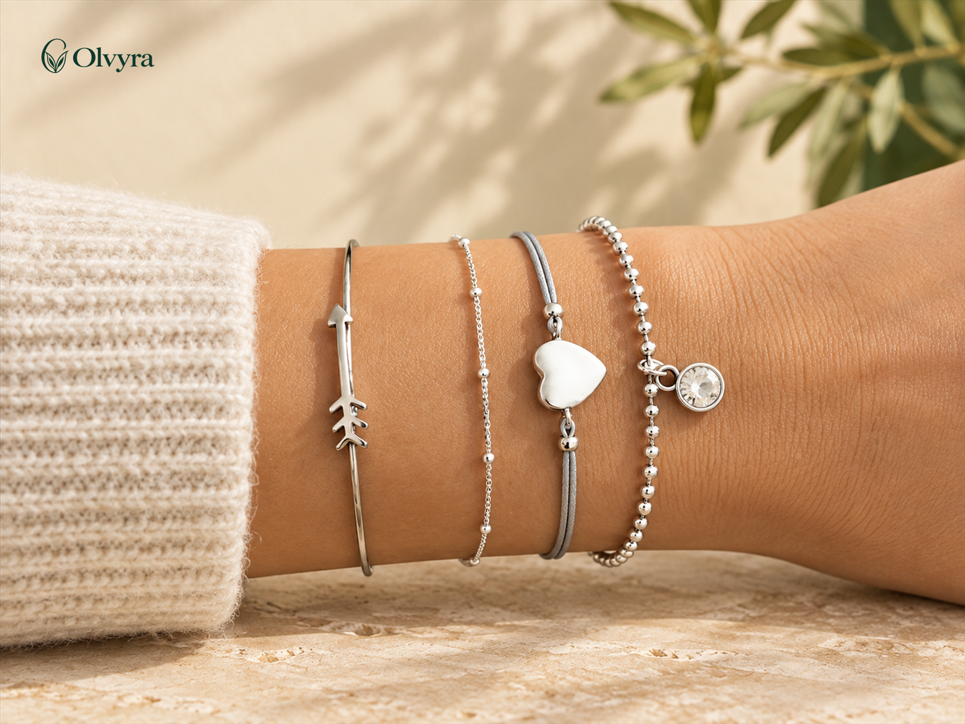 Bohemian beaded bracelet selection