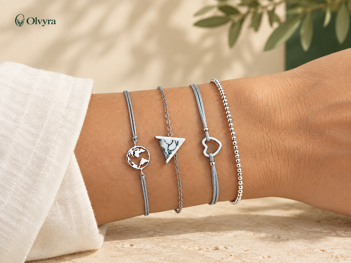Bohemian beaded bracelet selection