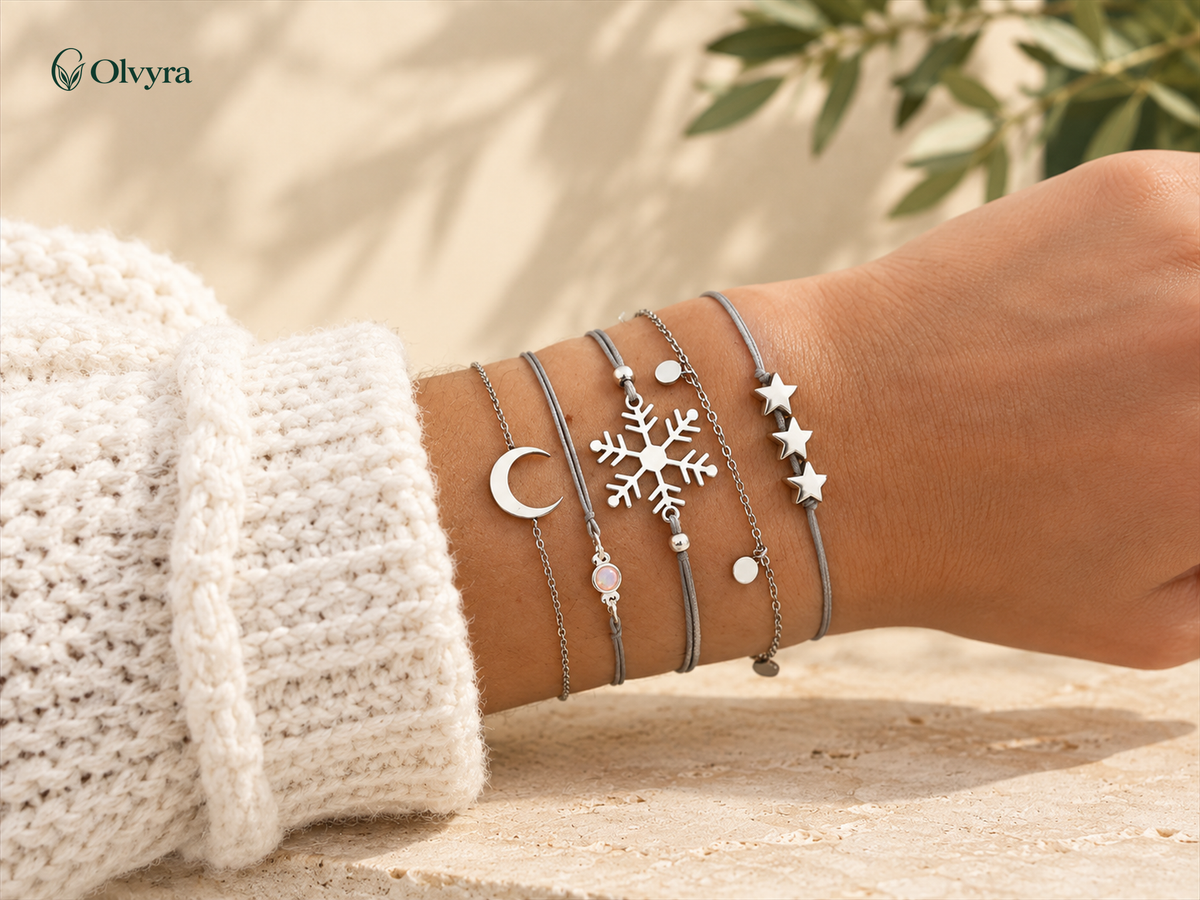 Bohemian beaded bracelet selection
