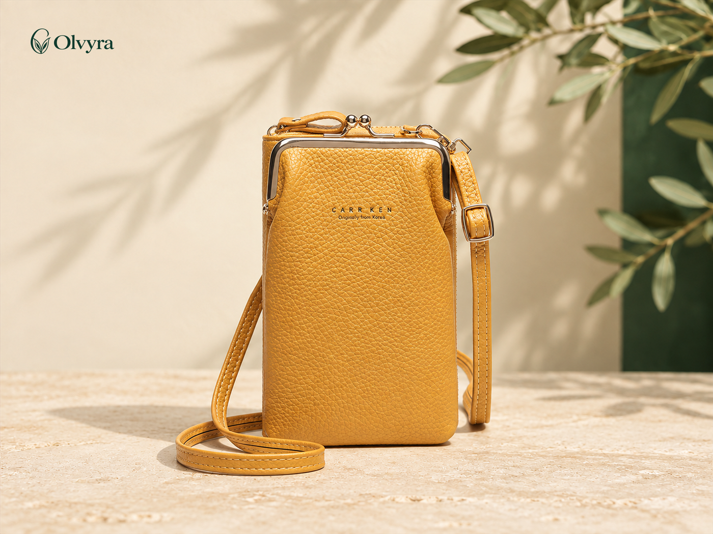 Textured crossbody bag