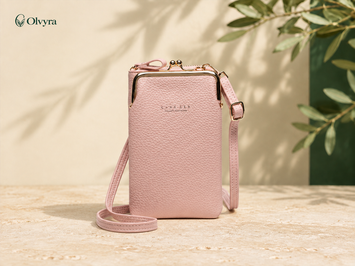 Textured crossbody bag