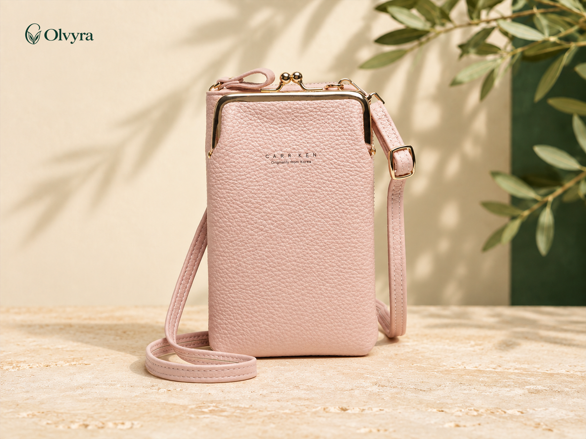 Textured crossbody bag