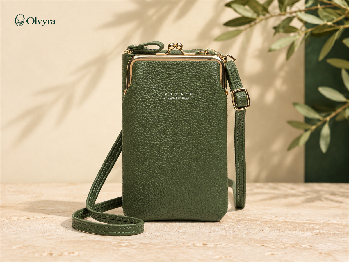 Textured crossbody bag