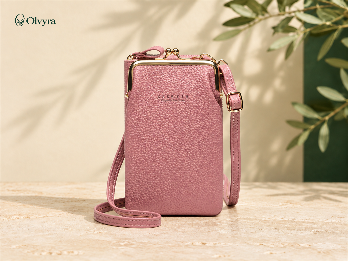 Textured crossbody bag