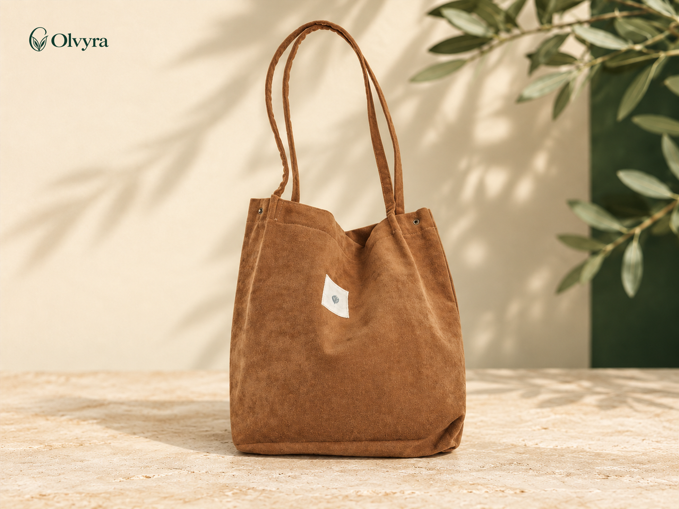 Reusable canvas shopper bag