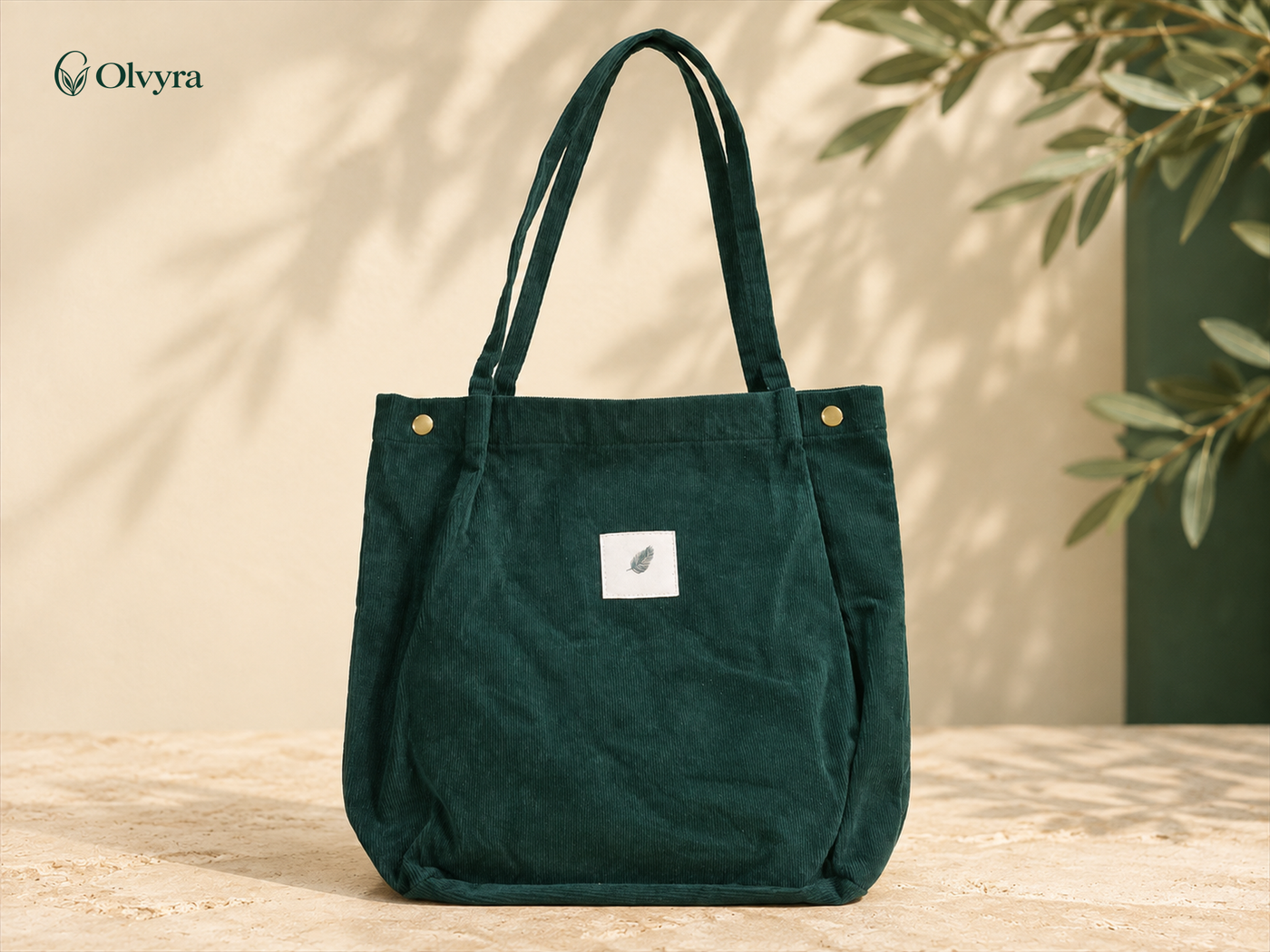 Reusable canvas shopper bag