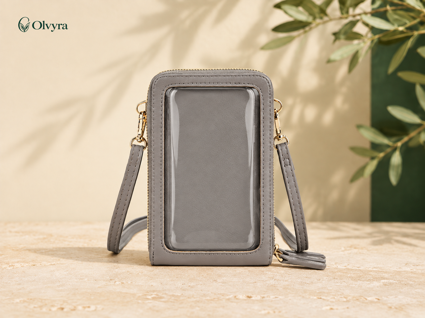 Crossbody phone and wallet pouch