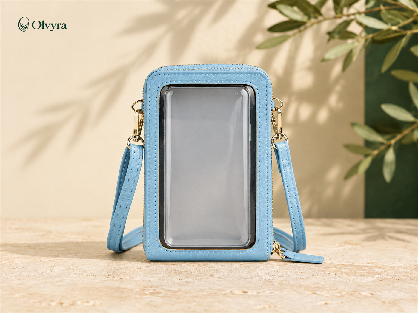 Crossbody phone and wallet pouch