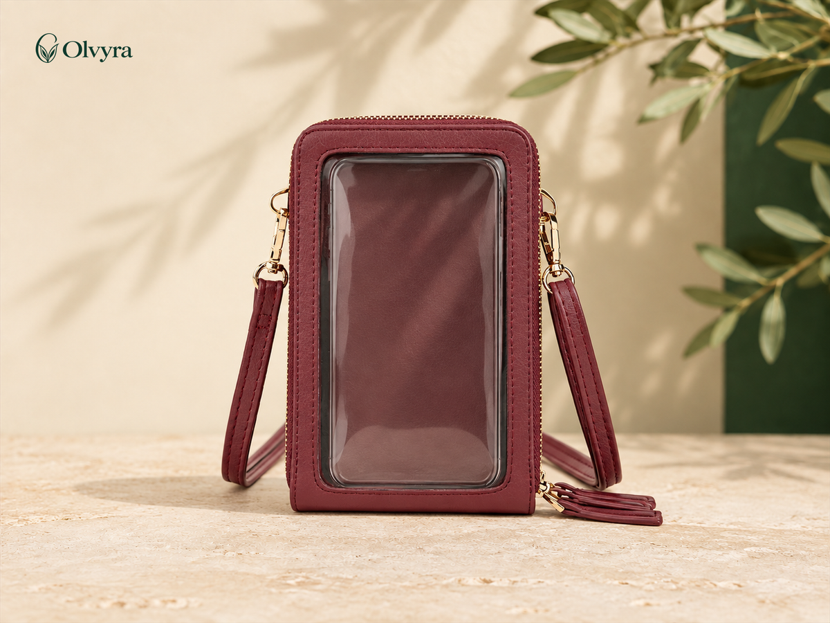 Crossbody phone and wallet pouch