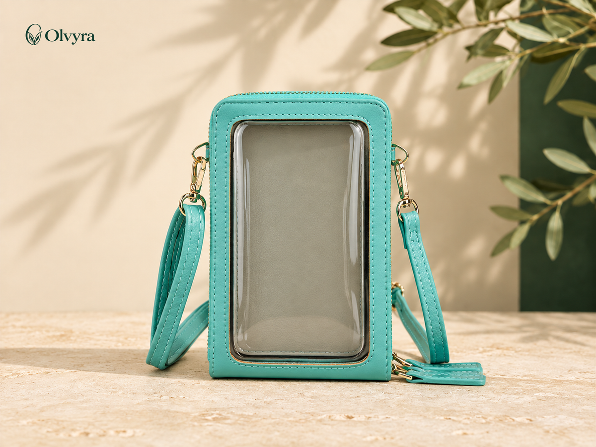 Crossbody phone and wallet pouch