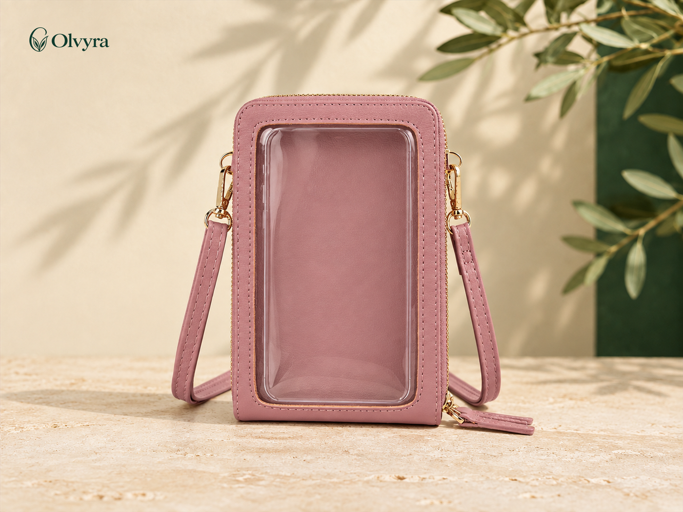 Crossbody phone and wallet pouch
