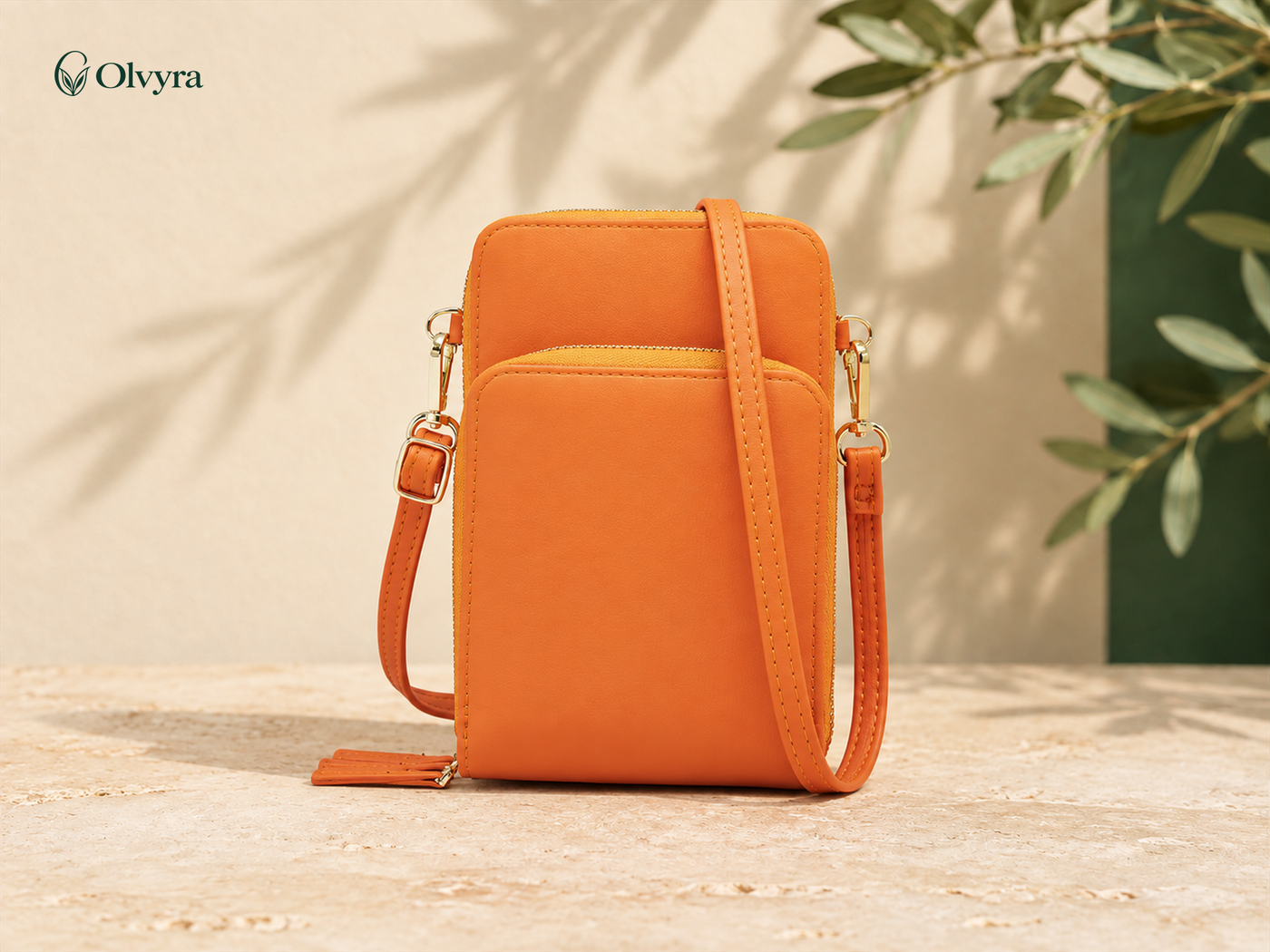 Crossbody phone and wallet pouch