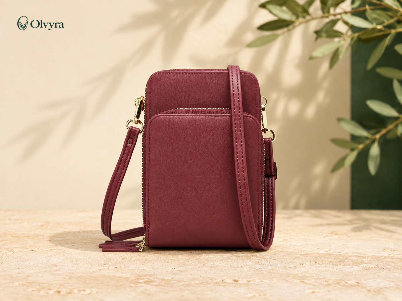 Crossbody phone and wallet pouch