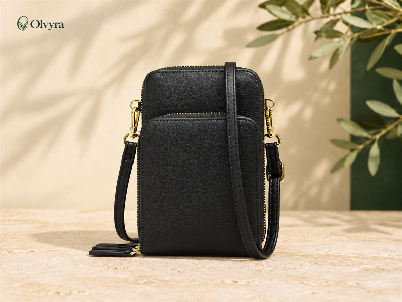 Crossbody phone and wallet pouch