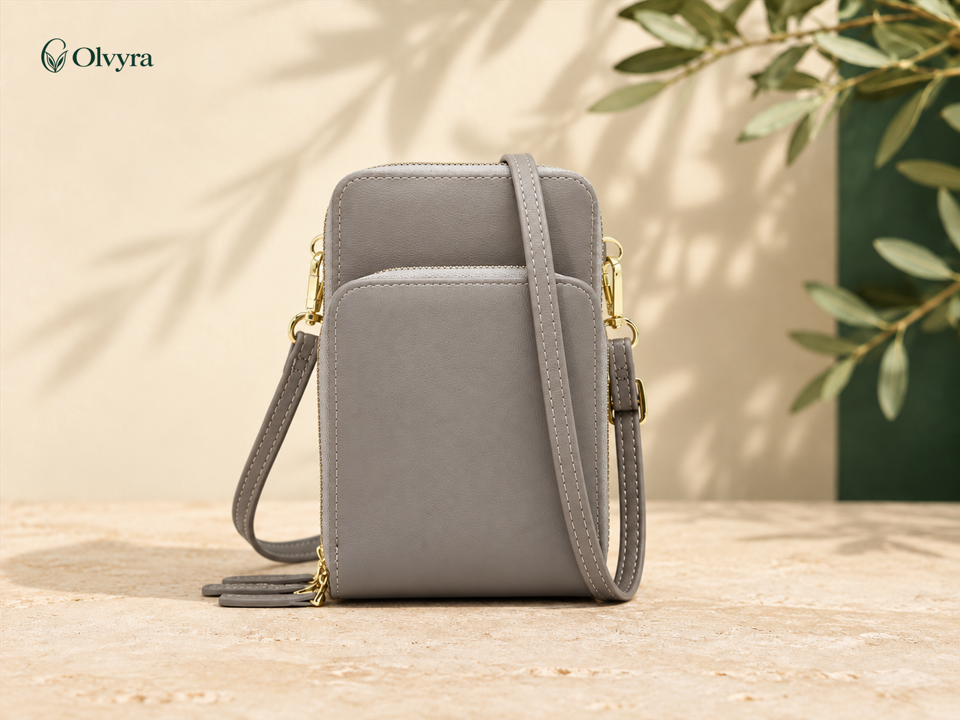 Crossbody phone and wallet pouch