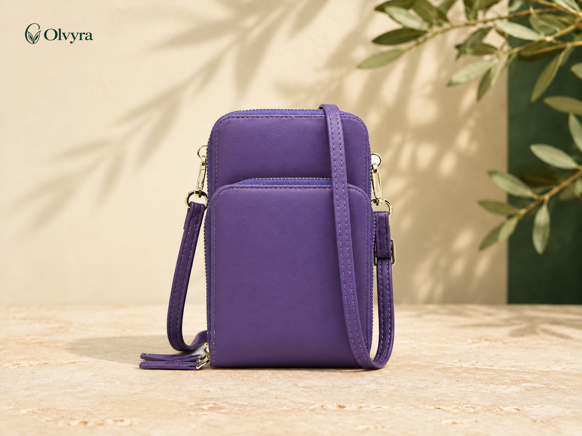 Crossbody phone and wallet pouch