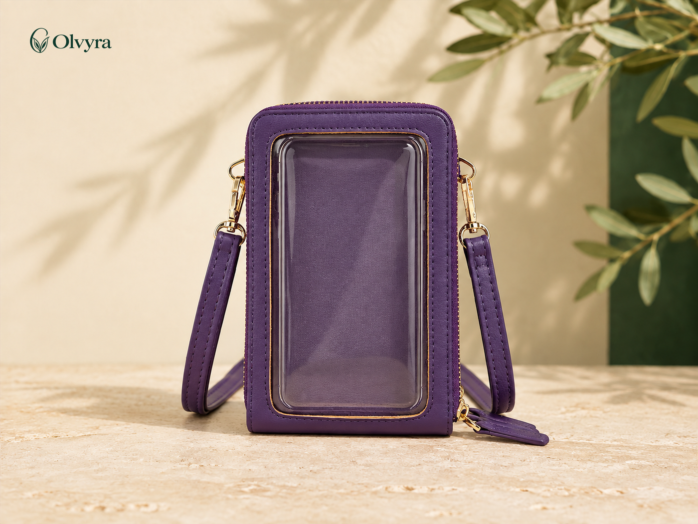 Crossbody phone and wallet pouch