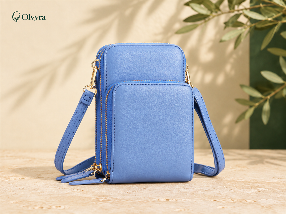 Crossbody phone and wallet pouch