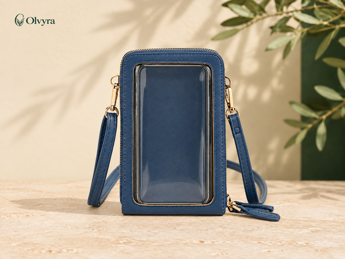 Crossbody phone and wallet pouch