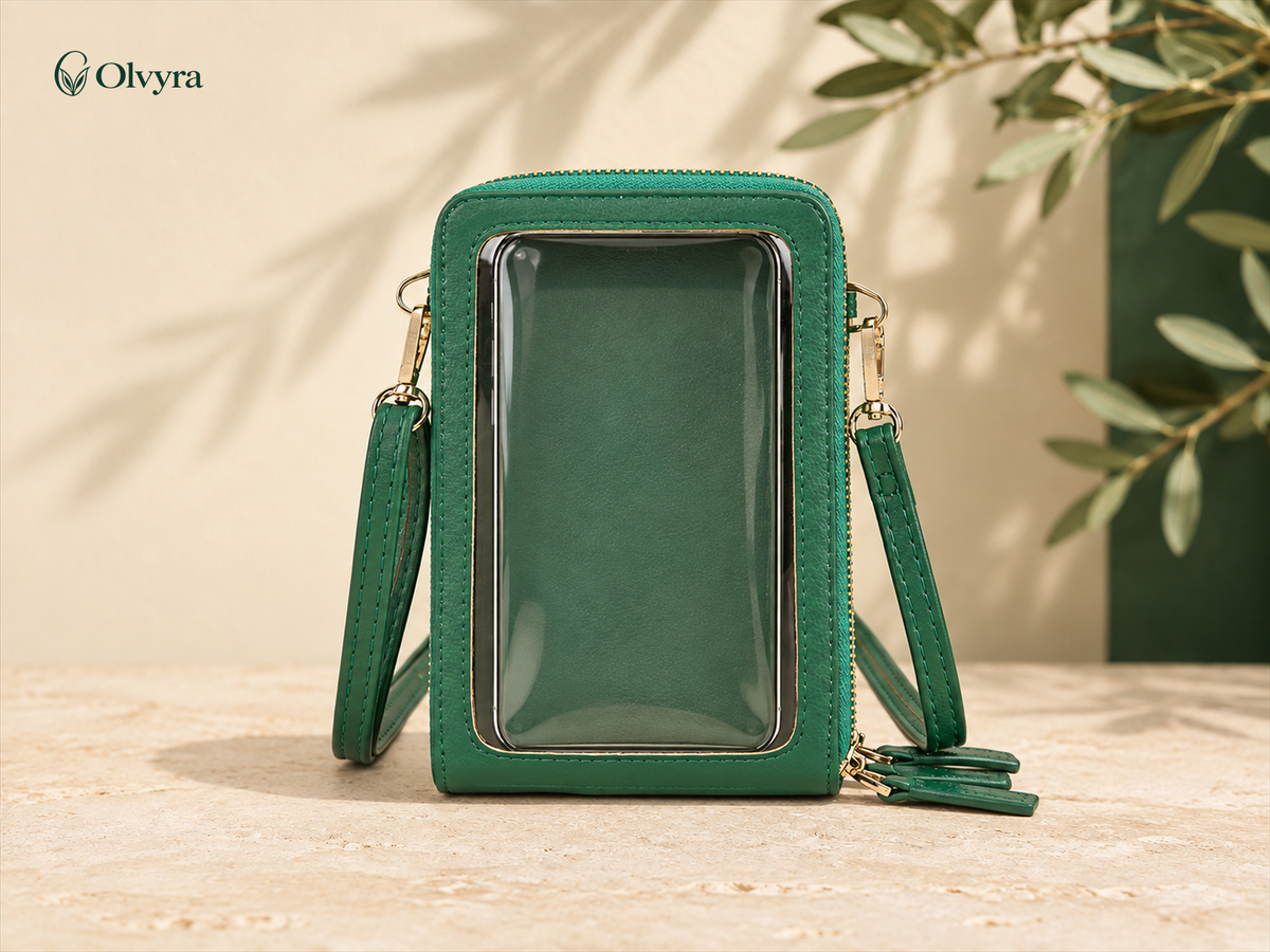 Crossbody phone and wallet pouch
