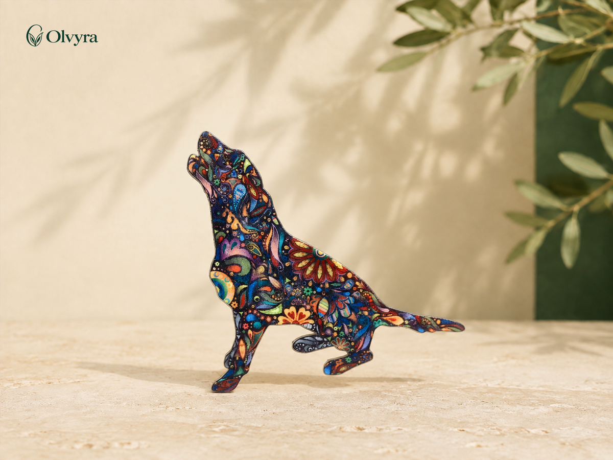 Broche animalière émaillée