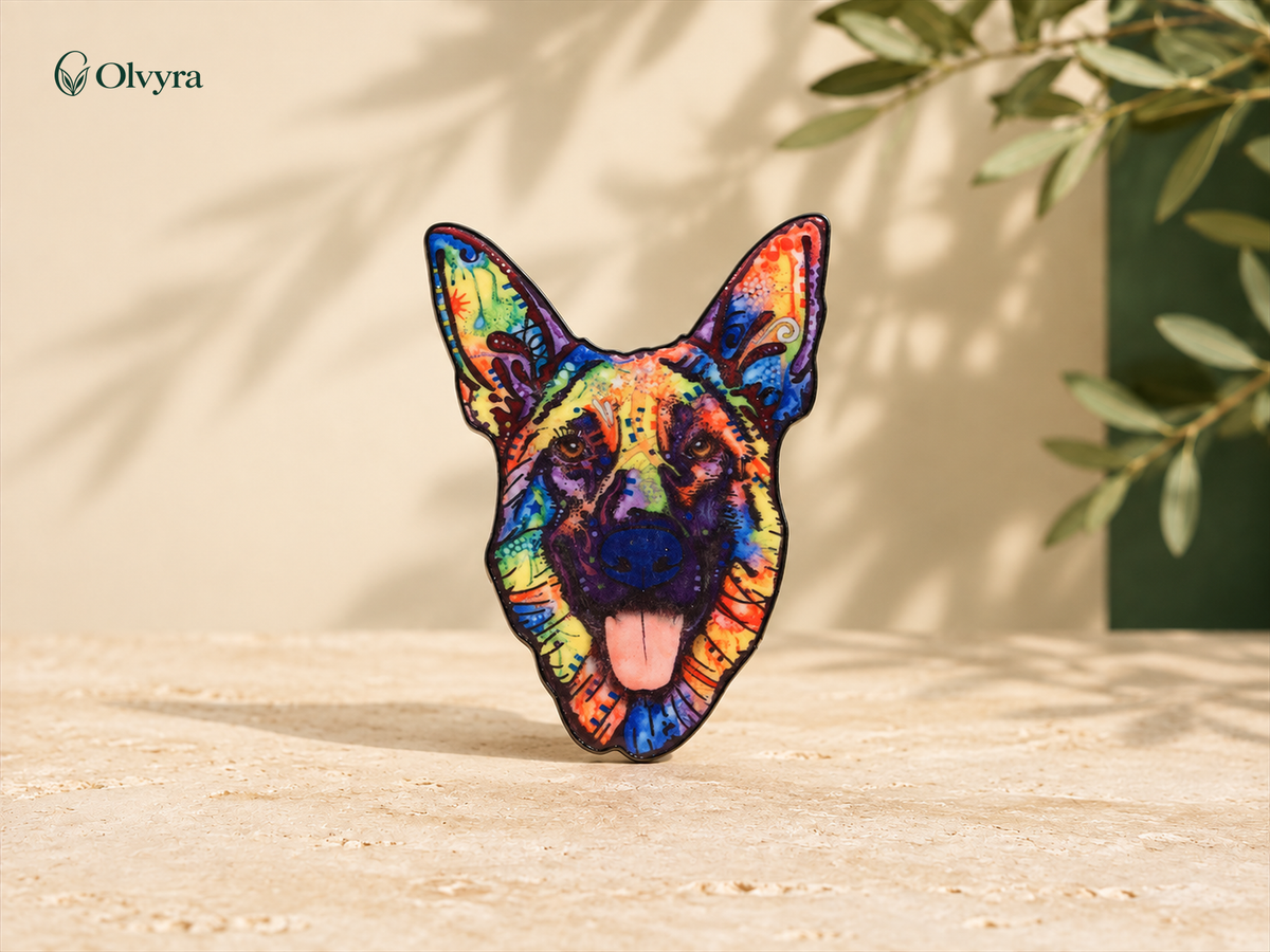 Broche animalière émaillée