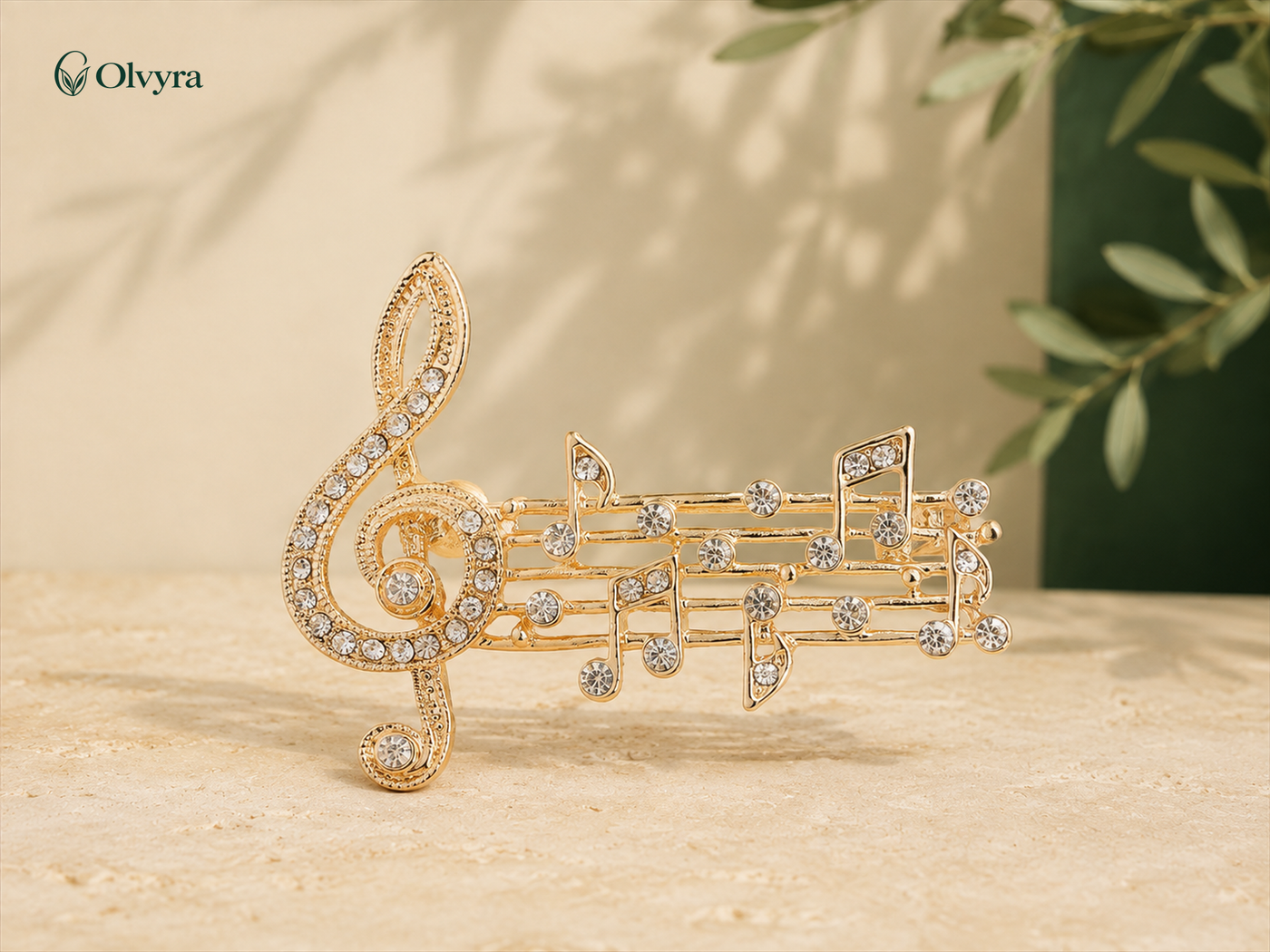 Music and travel novelty brooches