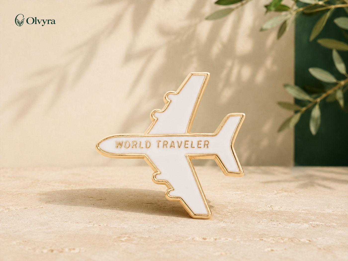 Music and travel novelty brooches