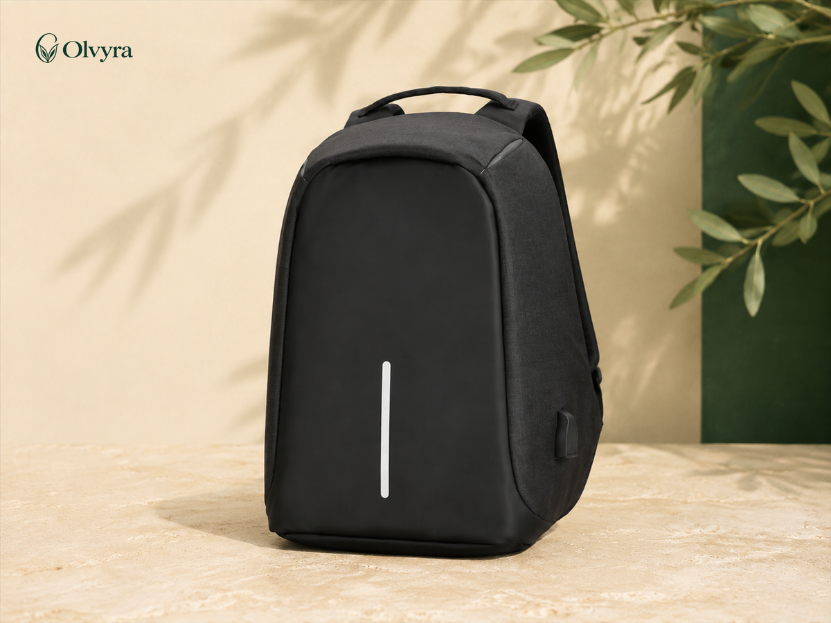 Anti-theft laptop backpack